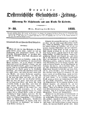 Populäre österreichische Gesundheits-Zeitung