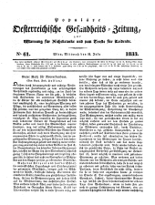 Populäre österreichische Gesundheits-Zeitung