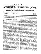 Populäre österreichische Gesundheits-Zeitung