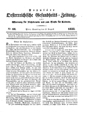 Populäre österreichische Gesundheits-Zeitung