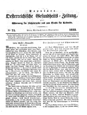 Populäre österreichische Gesundheits-Zeitung