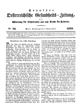 Populäre österreichische Gesundheits-Zeitung