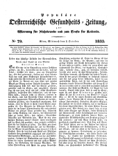 Populäre österreichische Gesundheits-Zeitung