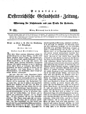 Populäre österreichische Gesundheits-Zeitung