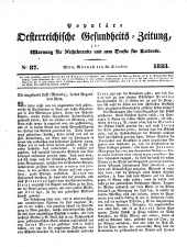 Populäre österreichische Gesundheits-Zeitung