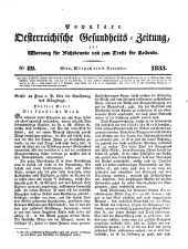 Populäre österreichische Gesundheits-Zeitung