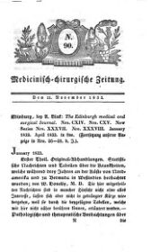 Medicinisch chirurgische Zeitung