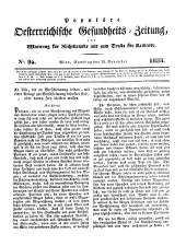 Populäre österreichische Gesundheits-Zeitung