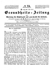 Populäre österreichische Gesundheits-Zeitung