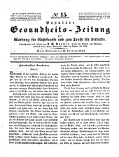 Populäre österreichische Gesundheits-Zeitung