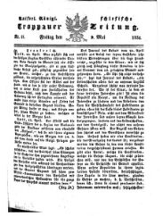 Kais. Königl. Schlesische Troppauer-Zeitung