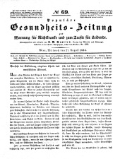 Populäre österreichische Gesundheits-Zeitung