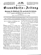 Populäre österreichische Gesundheits-Zeitung