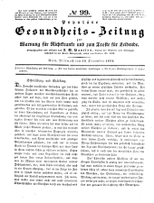 Populäre österreichische Gesundheits-Zeitung