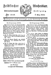 Feldkircher Wochenblatt