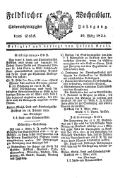 Feldkircher Wochenblatt