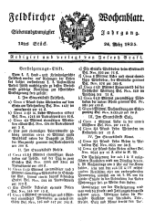 Feldkircher Wochenblatt