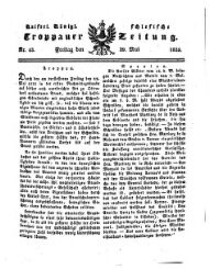 Kais. Königl. Schlesische Troppauer-Zeitung