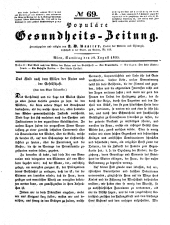 Populäre österreichische Gesundheits-Zeitung