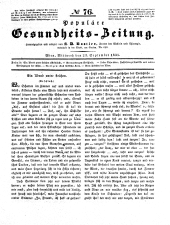 Populäre österreichische Gesundheits-Zeitung