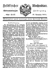 Feldkircher Wochenblatt