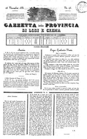 Gazzetta della provincia di Lodi e Crema