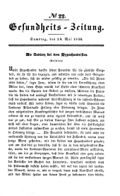 Populäre österreichische Gesundheits-Zeitung