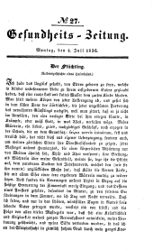 Populäre österreichische Gesundheits-Zeitung