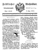 Feldkircher Wochenblatt