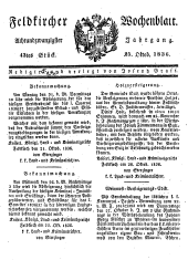 Feldkircher Wochenblatt