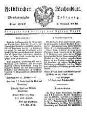 Feldkircher Wochenblatt