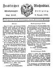 Feldkircher Wochenblatt