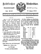 Feldkircher Wochenblatt