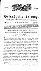Populäre österreichische Gesundheits-Zeitung