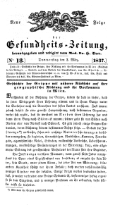 Populäre österreichische Gesundheits-Zeitung