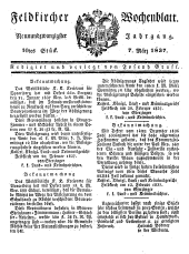 Feldkircher Wochenblatt