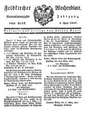 Feldkircher Wochenblatt