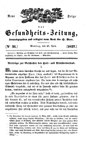 Populäre österreichische Gesundheits-Zeitung