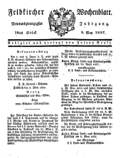 Feldkircher Wochenblatt