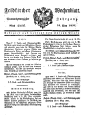 Feldkircher Wochenblatt