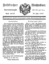 Feldkircher Wochenblatt