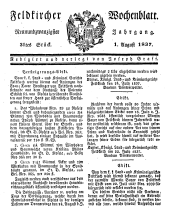 Feldkircher Wochenblatt