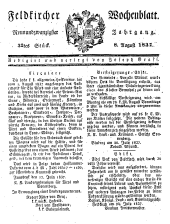 Feldkircher Wochenblatt