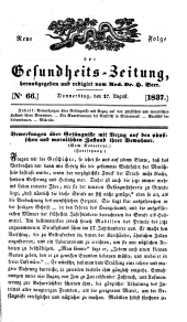 Populäre österreichische Gesundheits-Zeitung