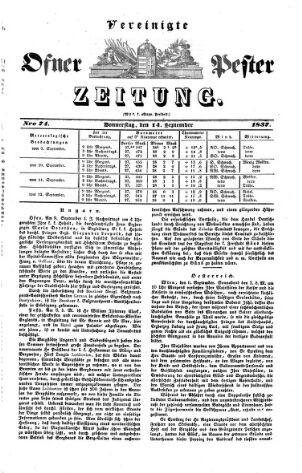 Vereinigte Ofner-Pester Zeitung