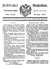 Feldkircher Wochenblatt