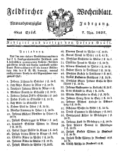 Feldkircher Wochenblatt