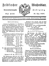 Feldkircher Wochenblatt