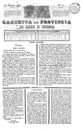 Gazzetta della provincia di Lodi e Crema