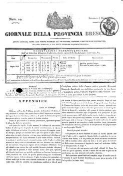 Giornale della provincia Bresciana